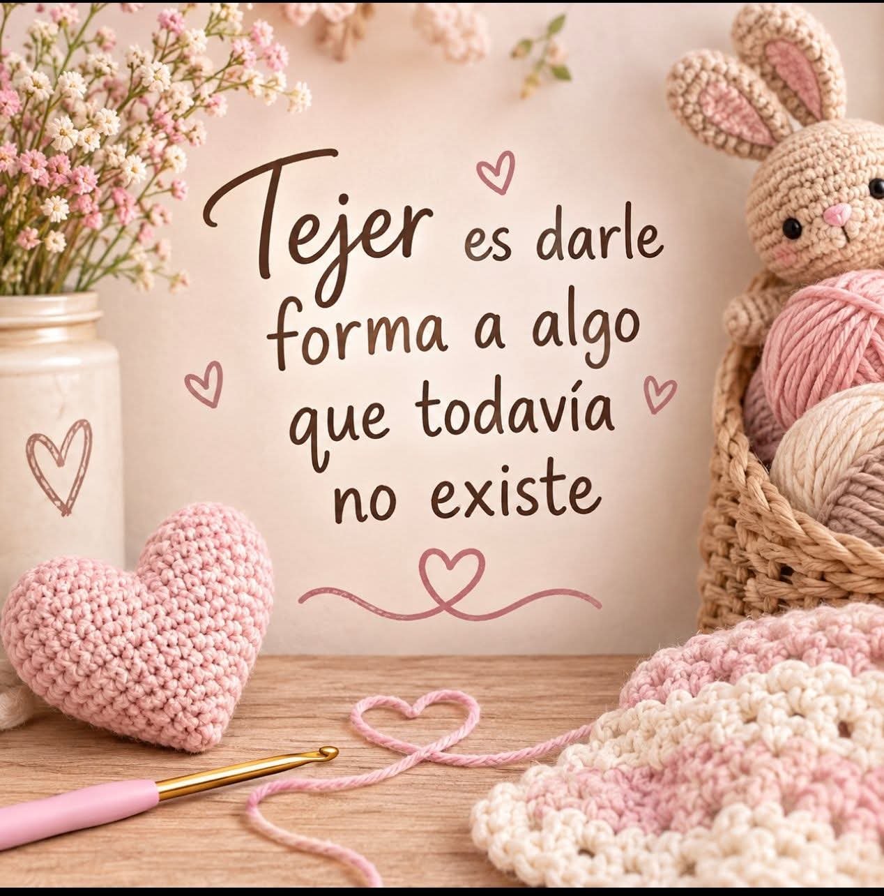 Tejer es darle forma a algo que todavía no existe